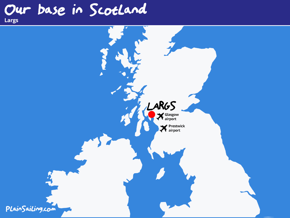 Our Yacht Charter base in Scotland - Largs Our Yacht Charter base in Scotland